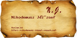Nikodemusz József névjegykártya